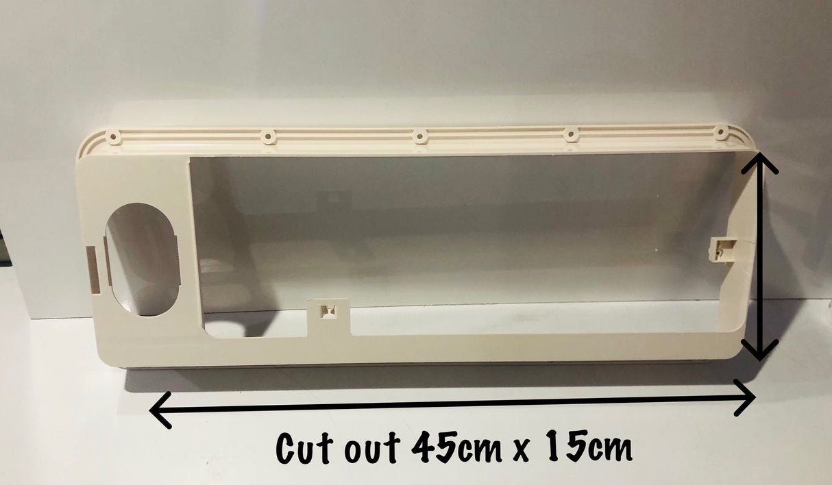 Dometic Fridge Vent - Upper Insert & Frame White