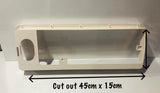 Dometic Fridge Vent - Upper Insert & Frame White