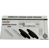 Multimedia Combo Pack 2 Black & 2 White speakers