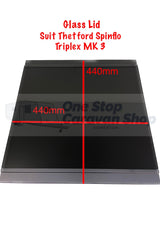SSPA0244: Glass Lid - Suit Spinflo Triplex MK3 Stoves