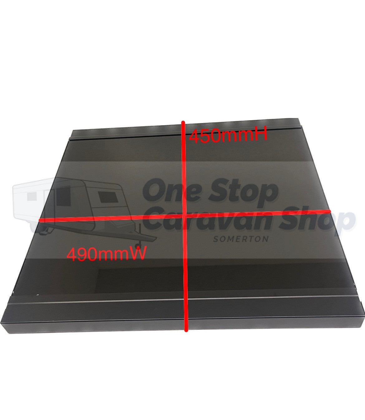 SGL2118.BKX : Thetford Replacement Glass Lid t/s K1520 and K1540