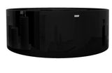 Black Ceramic Round Sink/Basin with Overflow Hole - 465mm