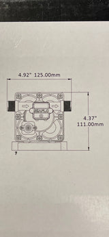 SEAFLO RV Supreme 55psi/9.5LMP 12V Water Pump c/w Filter & Fittings