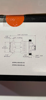 SEAFLO RV Supreme 55psi/11.3LMP 12V Water Pump c/w Filter & Fittings