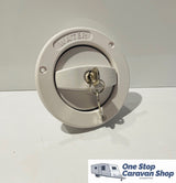 Water Filler with Lockable Cap - White