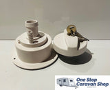 Water Filler with Lockable Cap - White