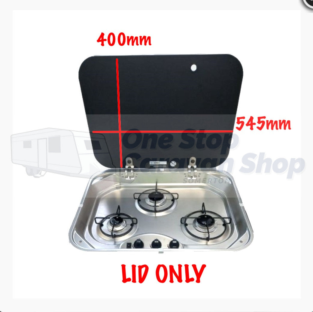 Glass Lid t/s Camec 3 Gas Burner Hob