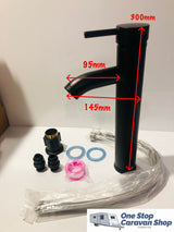 Kitchen Mixer Tap Aluminium - BLACK