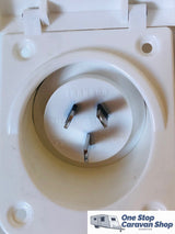 Caravan Inlet 10AMP - White