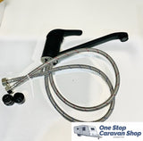 CARAVAN KITCHEN SINK MIXER TAP 221MM SPOUT -  82H41-MB