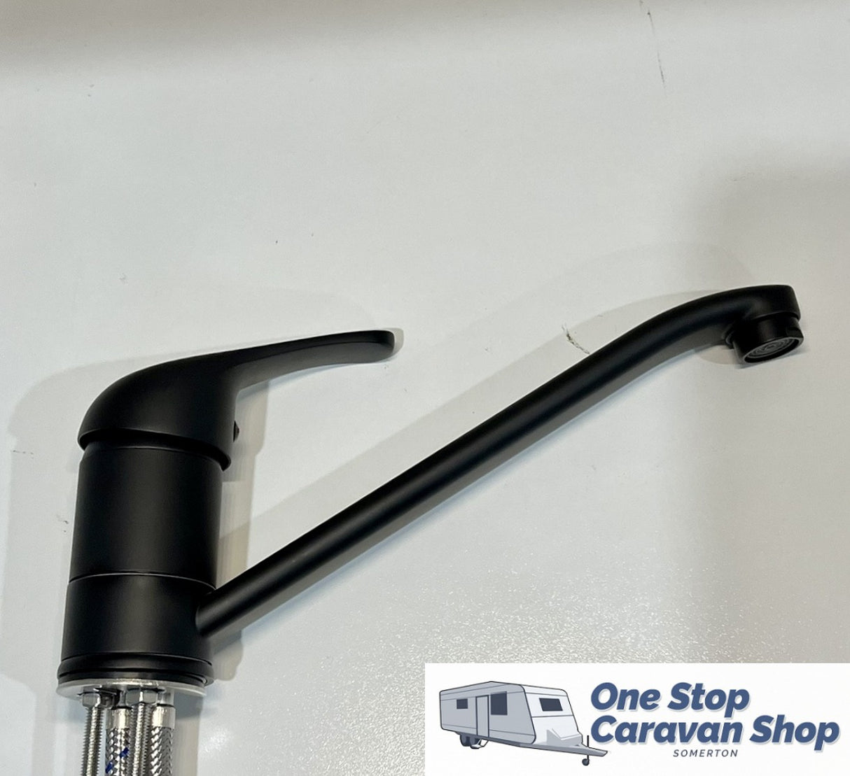 CARAVAN KITCHEN SINK MIXER TAP 221MM SPOUT -  82H41-MB