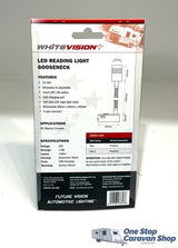 LED Reading Light Gooseneck USB - Black