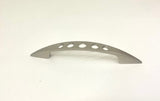 Arched Bow Caravan Handles With Holes Satin Nickel