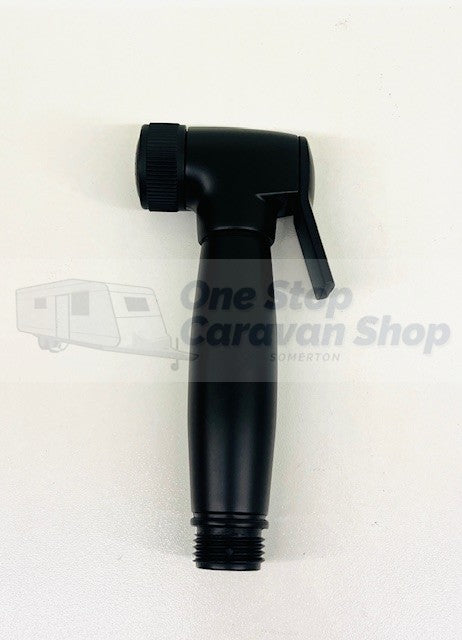 COAST RV Non WaterMarked External Camper Shower Point | Black with 1.5Mtr Hose
