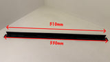 Lower Door Decoration Strip - Black · Suits Dometic RM2453 / RM2455 / RM2553 / RM2555 Fridges