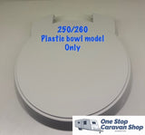 Thetford toilet seat & lid C250 C260 Plastic Bowl