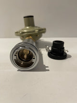 GAS BAYONET ADAPTOR SINGLE WITH REGULATOR & DUST CAP- OSCSGBASGLREG