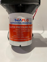 SEAFLO RV Supreme 55psi/11.3LMP 12V Water Pump c/w Filter & Fittings