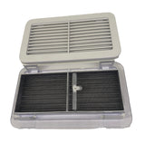 JAYCO 240mm x 140mm (Large) Air Vents (Pair)-Interior with screen & exterior no screen