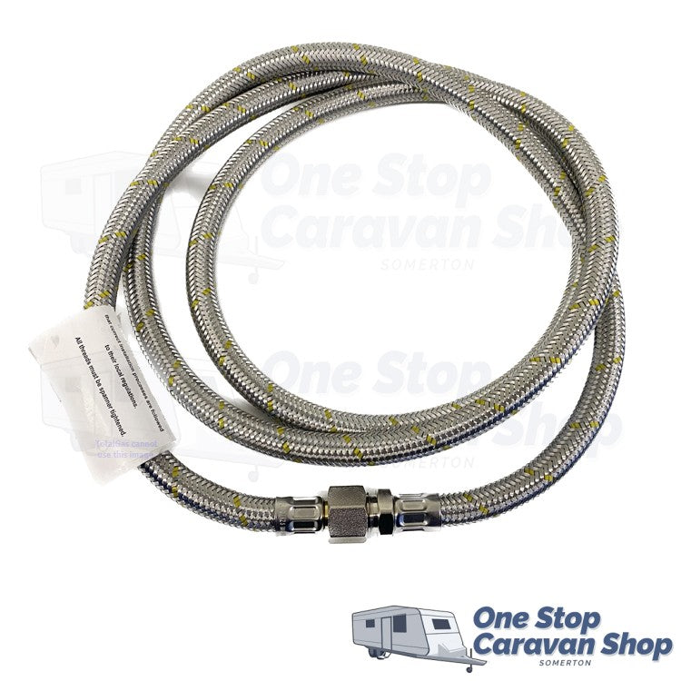 1.8m 3/8 F/SAE x 3/8 M/SAE Flare Joiner Gas Hose