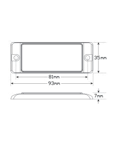 Clear Screw on Reflector