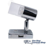 Whitevision Chrome LED Reading Light – Downlight x2