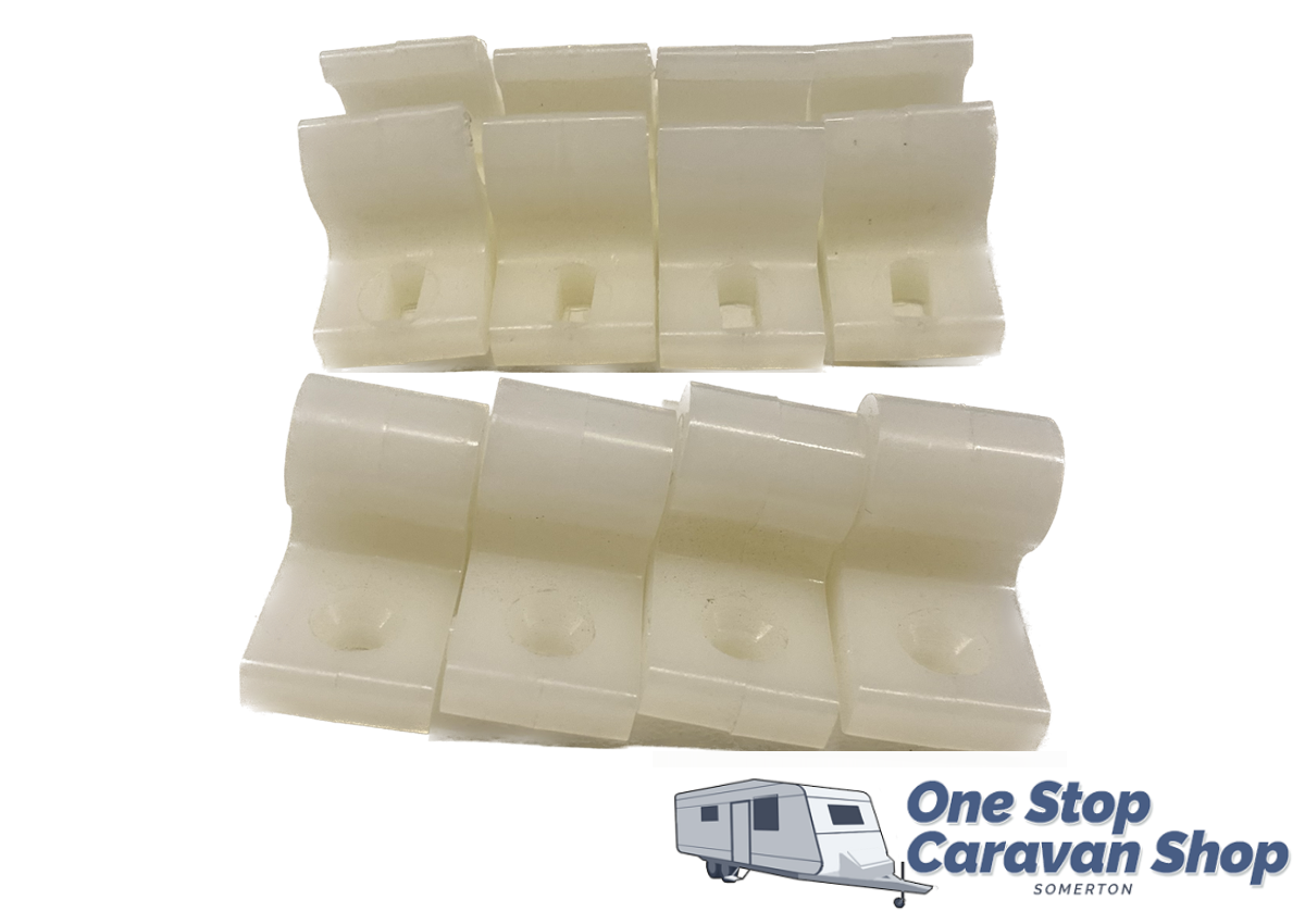 Nylon Cupboard Catches (4 Male & 4 Female)