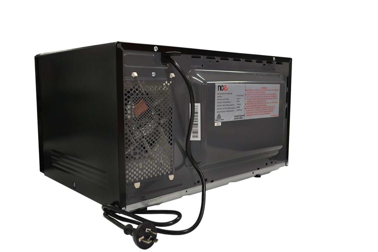 NCE 25L BLACK STAINLESS STEEL MICROWAVE