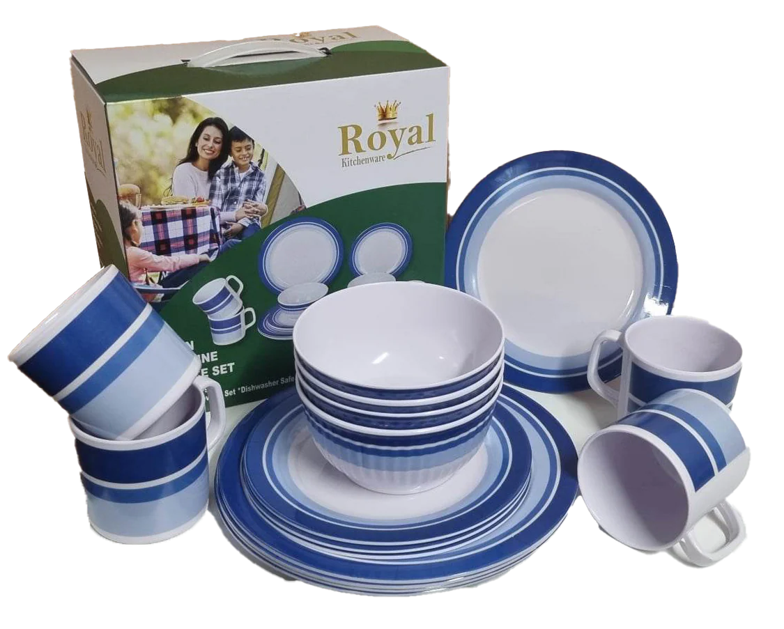 Royal Kitchenware Ocean 16 Piece Melamine Set