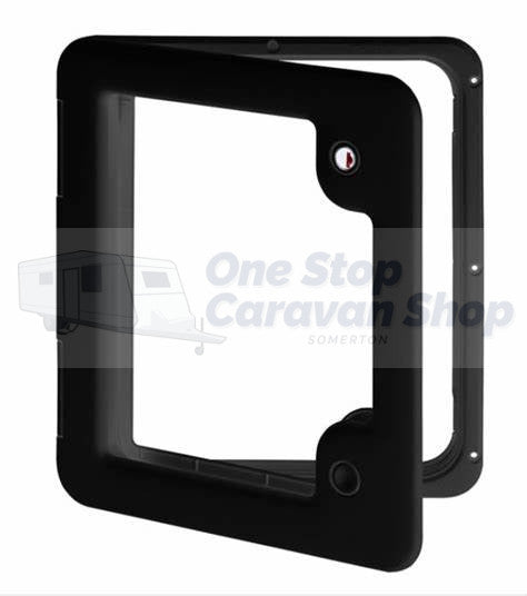 THETFORD PUSH BUTTON FOR SERVICE DOORS 3/4/5/6 - Black