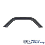 (PAIR) Black Plastic Wheel Spat with Indent (74cm)