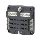 Powertech 6 Gang Fuse Block w/ Bus Bar