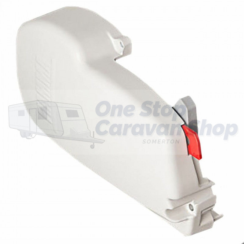 Left Hand Cover (Polar White) - Suit Fiamma F45 S Awnings
