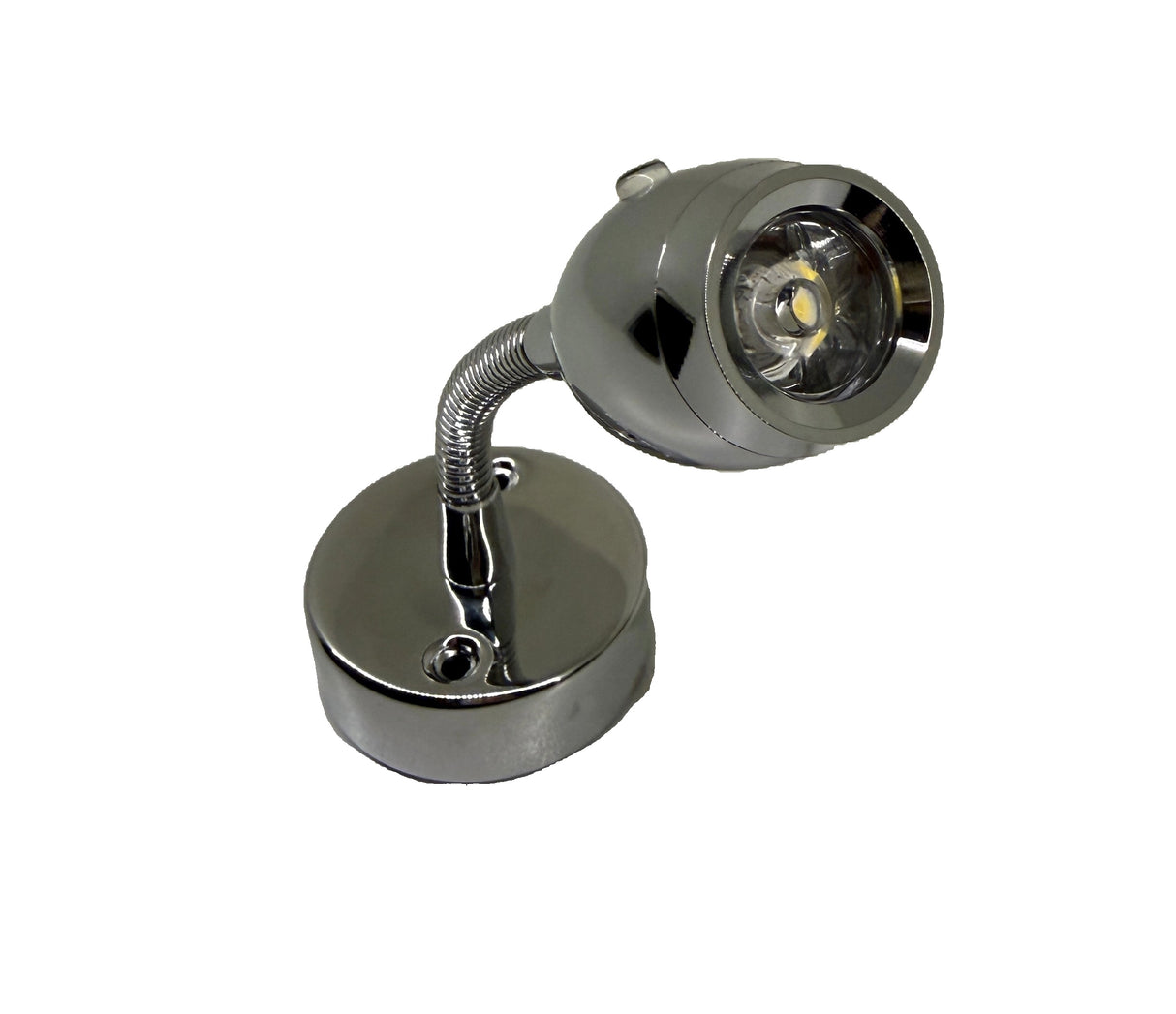 Chrome Reading Light Dimmable/Dual Color (Blue/White) Goose neck with switch