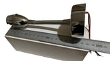 Chrome Reading Light Dimmable/Dual Color (Blue/White) Goose neck with switch