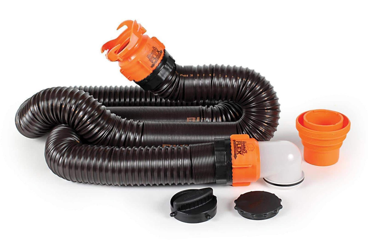 Camco Rhinoflex 90Deg Tote Tank Hose Kit.
