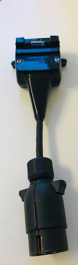 7 Pin Round to 12 Pin Flat Adaptor