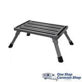 COAST Folding ALUMINUM RV Step (220kg Capacity)