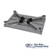 COAST Folding ALUMINUM RV Step (220kg Capacity)