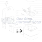 2371374: Blade Handle- Suit Thetford C200 Toilets