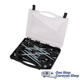 Aussie Traveller Screw in Pegs - Black