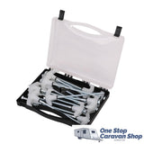 Aussie Traveller Screw in Pegs - Lumo