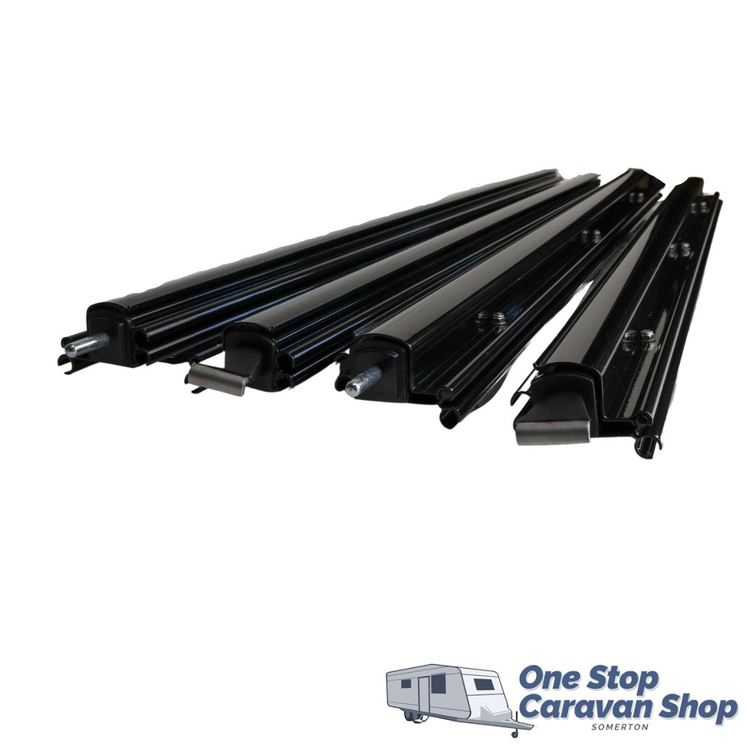 Supex Secura Bar Anti-Flap Kit (Long Black)