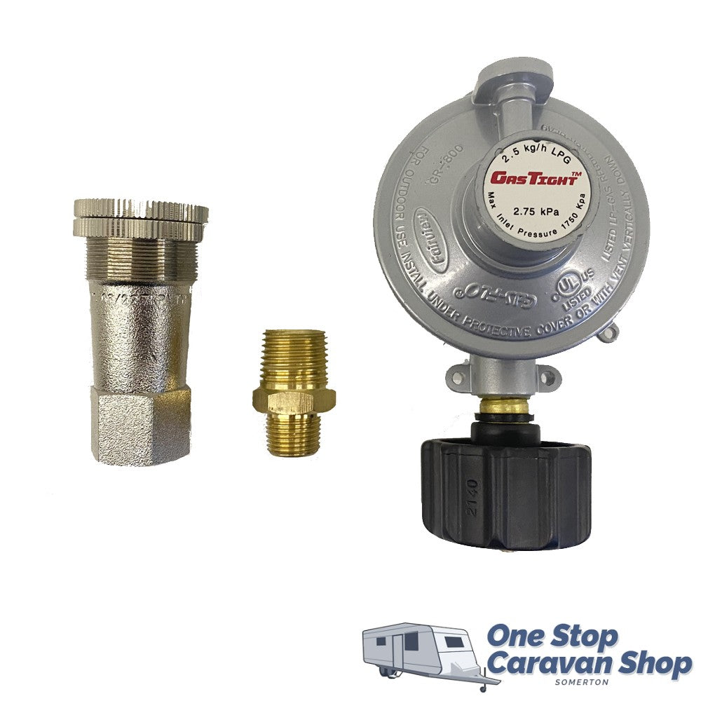 Single Gas Bayonet Adapter /w LCC Reg