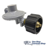 Single to Dual Gas Bayonet Adapter w/ LCC Reg