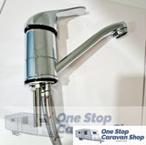 Caravan Corner Sink - Hot & Cold Mixer Tap