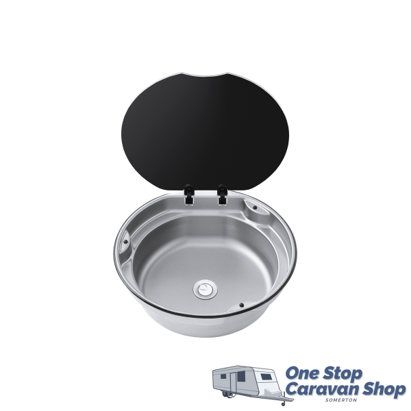 Glass Lid for Thetford Round Bowl Sink