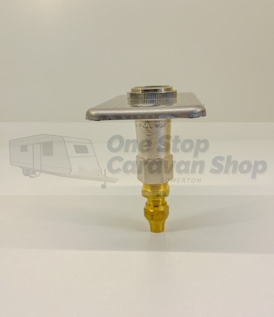 Straight Bayonet with Wall Plate & Bracket Kit t/s 3/8"