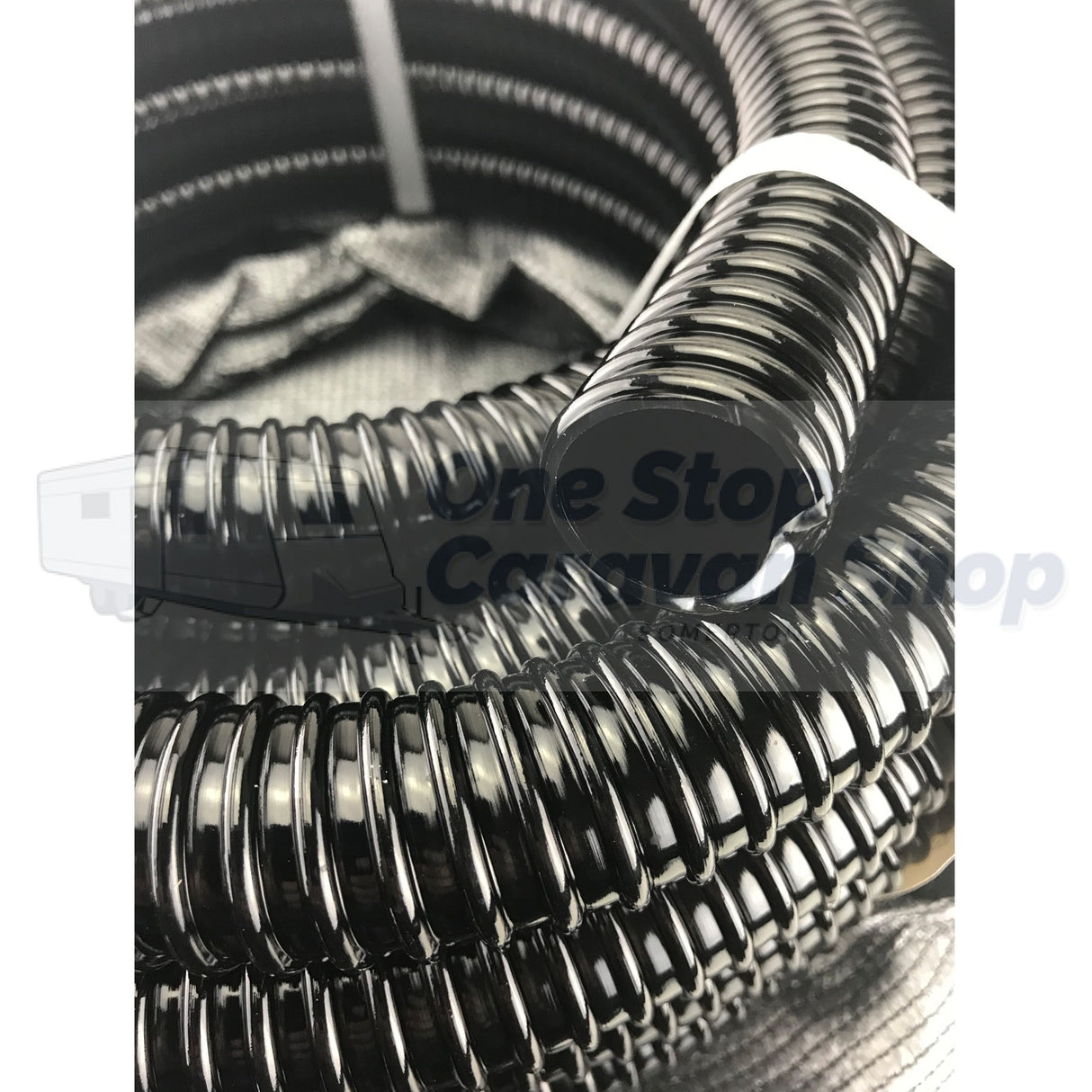 Black 10m x 32mm Sullage Hose Roll