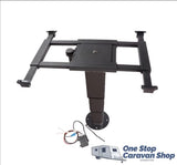 Telescopic 12V Table Leg Black